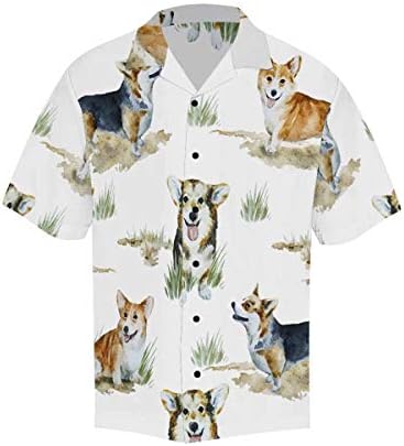 hawaiian corgi shirt