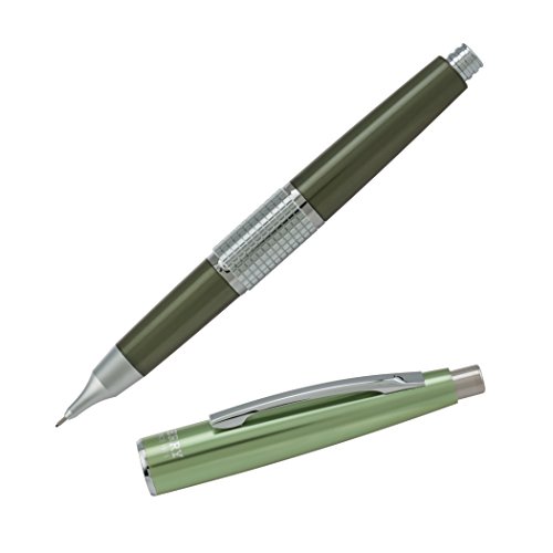 Pentel Sharp Kerry Mechanical Pencil, 0.5mm, Metallic Olive Barrel, 1 pack (P10…