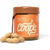 Coop's Peanut Butter Sauce, All Natural Peanut Sauce Gift Non GMO Gluten Free Vegan Ice Cream Toppings Sundae Smoothie Desserts, 10 Ounce
