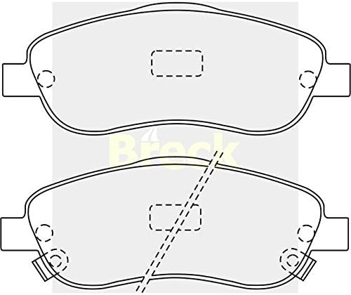 Breck 23768 00 701 10 Kit pastiglie freno Freno a disco