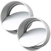 Tosnail 2 Pack 8-Inch Aluminum Round Cake Pan with Removable Bottom