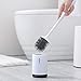 MEKEET Toilet Brush Soft Silicone Bristle Toilet Bowl Brush Hideaway Compact Toilet Brush for Bathroom Cleaning …