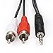 DTOL 3.5mm Male Audio Video Extension Cable RCA Male Extension 3.5mm To RCA Cable