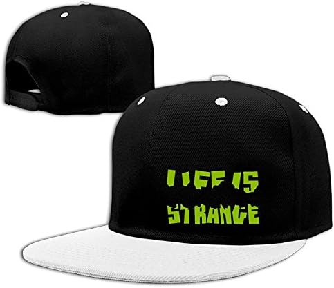 YLSD Life Is Strange+English Alphabet1 Baseball Adjustable Hip Pop Cap Fitted Hats Unisex,men And Women White