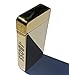 4BOSS GOLD PREMIUM USB Rechargeable Side Electronic lighter Windproof, flameless, no gas and fluid required, energy-saving side button double arc lighter. (Gold)