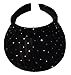 Cushees 634 Sparkle Clip-on Visor (Black)