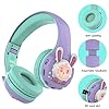 Riwbox-RB-7S-Kids-Headphones-Wireless-LED-Light-Up-Wireless-Foldable-Headphones-Over-Ear-Volume-Limited-Safe-75dB85dB95dB-with-Mic-and-TF-card-Children-Headphones-for-Girls-PurpleGreen Riwbox RB-7S Kids Headphones Wireless, LED Light Up Wireless Foldable Headphones Over Ear Volume Limited Safe 75dB/85dB…