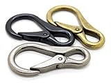 CRAFTMEmore Carabiner Snap Hook Paracord Camping Keychain Accessories Push Gate Spring Clips 2 pcs