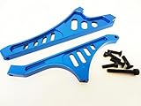 Rovan RC LT CNC Blue Aluminum Front & Rear Chassis Braces LOSI 5IVE T King Motor X2