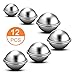 Metal Bath Bomb Ball Mold - 4cm/5cm/6cm Molds for Bath Bombs, Bryubr 12PCS Bath Bomb Molds for Crafting Your Own Fizzles