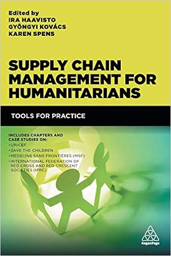 Supply Chain Management For Humanitarians Tools For - 