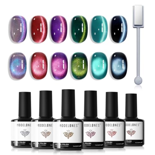 modelones Cat Eye Gel Nail Polish Set