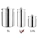 Cool Bank Stainless Steel Mini Beer Keg Growler 128 OZ 
