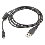 magic.Digital Camera USB Cable for Fujifilm 14P F450.A120.A330.A340 and More (1 m, Black)