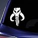 Mandalorian Inspired Skull Fett Sticker Decal Notebook Car Laptop 4