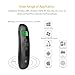 Presentation Remote, Doosl Rechargeable Wireless Presenter with LCD Display, 2.4GHz Wireless USB Powerpoint PPT Clicker Remote Control (Black)