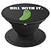 Dill With It Funny Pickle - PopSockets Grip and Stand for Phones and Tablets
