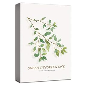 Spring Green Leaf Growing Painting Artwork for Framed