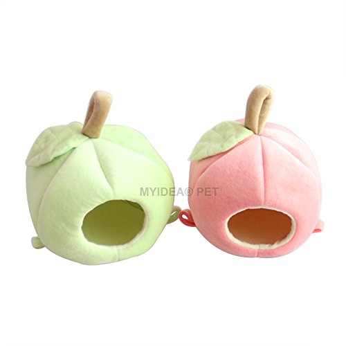 image for MYIDEA Lovely Apple Pet Nest - Fruit Sleeping House for Sugar glider/H