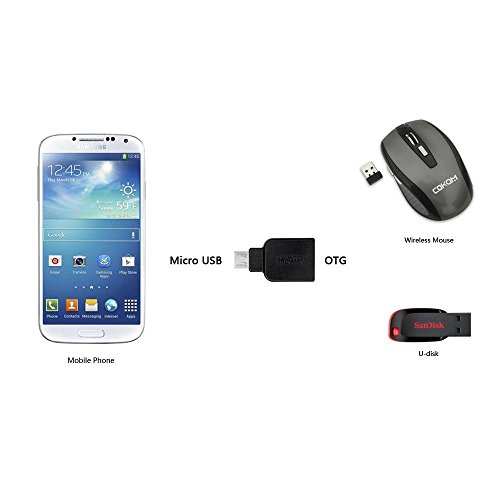 WEme Micro USB 2.0 OTG Adapter, Micro B Male to USB A Female On The Go Converter for Samsung I9250 9100 9220 P7500 P7510 P7310 P7300 S3 I9100 I9103 I997, N7100, LT261 XT910, NEXUS 7 & Nokia 810, Black - Thumbnail 3