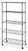 Whitmor Supreme 5-Tier Cart holds up to 1,000 lbs. Black