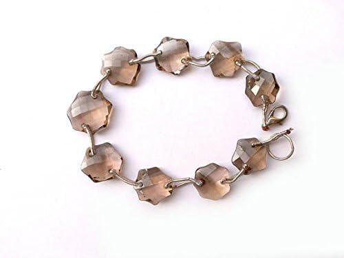 7" Strand Natural Smoky Quartz Hexagon Fancy Briolette Gemstone Beads,Smoky Quartz Fancy Gemstone,Smoky Fancy Beads,Smokey Briolette Beads