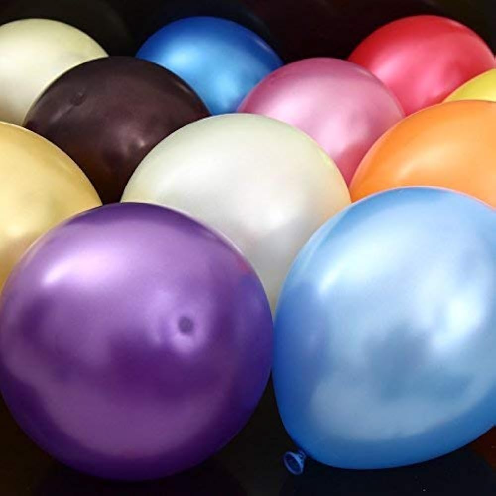120 Pack Party Favors 12" 2.8g Thickened Color Latex Helium Balloons