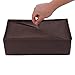 SONGMICS Drawer Organizers, Collapsible Closet Dividers for Bras, Underwear, Socks, Ties and Scarves, Foldable Storage Boxes, Set of 4, Brown URUS04K