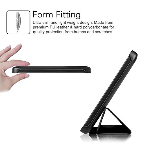 Fintie Samsung Galaxy Tab E 8.0 Case, Ultra Slim Lightweight Standing Cover for Samsung Galaxy Tab E 8 Inch SM-T377 4G LTE Tablet (Verizon / AT&T / Sprint / US Cellular), Black