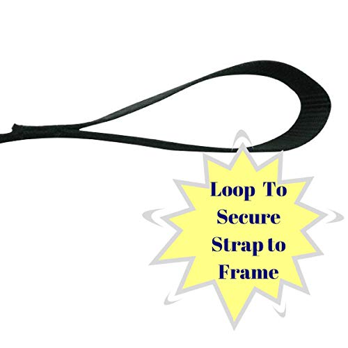 EZ-Xtend Boat Zipper Premium Bimini Top Strap with Hook - Adjustable All Stainless Steel Bimini Top Hardware - in Black or White - PKG of 1 (Black 21" - 30") - Thumbnail 3
