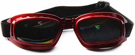 Gabion Fashion Pet Sunglasses Dog Sunglasses Windproof Sunscreen Pet Sunglasses for Small Medium Large Dog Pet Accessories [Red]