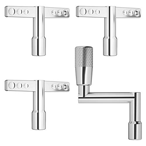 Donner Drum Keys 3Pack with Continuous Motion Speed Key Universal Drum Tuning Key Standard
