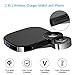 2 in 1 Wireless Charger for Apple Watch,Wireless Charger Pad Stand Qi Fast Wireless Charging Station for Apple Watch Series 4/3/2/1/Airpods 2/iPhone Xs Max/XR/X/8 Plus/8 Samsung Note 9/8 and More
