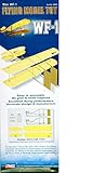 LYONAEEC Flyable Historic Rubber Band Toy Model Plane WF-1 Wright Flyer