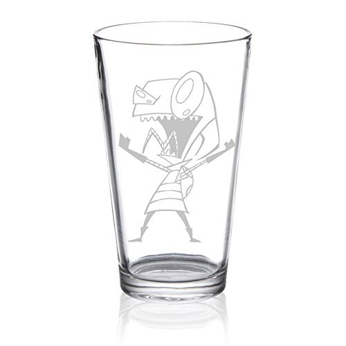 Invader Zim - Zim - Etched Pint Glass