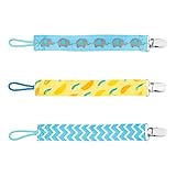 Dr. Brown's 3 Pack Pacifier Clips, Blue