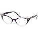 Gamma Ray Women's Reading Glasses - 3 Pairs Cat Eye Ladies Fashion Readers 1.00