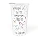 Ceramic Travel Coffee Mug with Lid (12 oz) - Unicorns Are Awesome - I am Awesome - Therefore I Am A Unicorn - Funny Coffee Mug - Double Wall Ceramic - BPA-Free Lid - Dishwasher Safe. 5.6