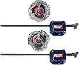 Beyblade X Marvel Collab Spider-Man 3-60F Venom 3-80N Multipack Set view 2