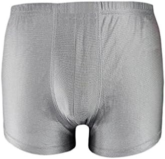 OURSURE Men Underwear Boxer Briefs Anti-Radiation Protect Shield Short Small 8900614S Silver