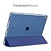MoKo Case Fit iPad Pro 12.9 2017/2015 - Slim Lightweight Smart Shell Stand Cover with Translucent Frosted Back Protector Fit Apple iPad Pro 12.9 Inch 2017&2015, Navy Blue (with Auto Wake/Sleep)