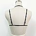 Mallcat Women Alluring Harness Bra Hollow Out Bra (S, Black)