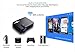Mini Smart Projector, Gzunelic Android WiFi Video Projector 1080P Home Theater Portable Proyector Compatible with Laptop Fire Stick,PS4,HDMI,VGA,USB, Chromecastthumb 2