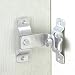 dingchi Flip Door Latch, 90 Degree Heavy Duty Stainless Steel Bar Gate Latches Safety Door Lock, Sliding Door Lock, Brushed Finish primary