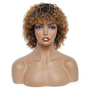 Detailed Amazon Short Curly Wigs Abstract Concept Detailed Amazon Short Curly Wigs Abstract Concept