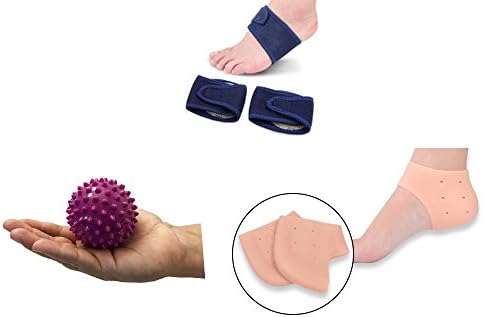 Arch Support Package #3 - Best Cushioned Pain Relief for Arch & Heel & Sensory Foot Massage - Rescue Feet from Plantar Fasciitis, Arch Pain, Flat Feet, Heel Pain & Cracked Heels - Well-made - Snug Fit