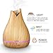 VicTsing 500ml Aromatherapy Essential Oil Diffuser, Ultrasonic Aroma Cool Mist Humidifier with Reduce Noise Design, 7 Colors LED Lights and Waterless Auto Shut-off for Home Office Bedroom -Wood Grain