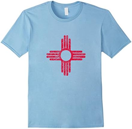 Mens New Mexico Flag T Shirt Medium Baby Blue