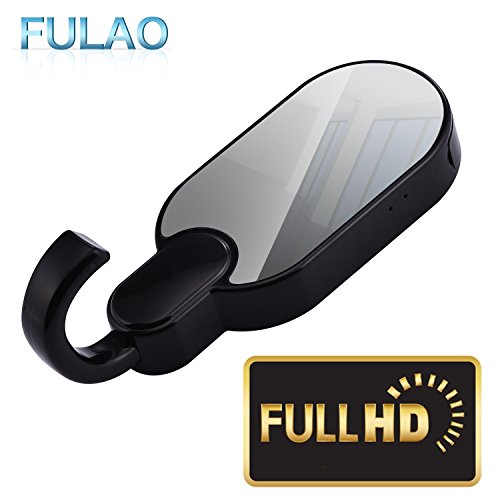 Click Here to See More Images Spy Camera,FULAO Hidden Surveillance Clothes Hook Camera Remote Night Version 1080P Full HD