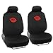 9 Piece Red Kiss Mark Red Lips Low Back Seat Covers Set for CAR SUV VAN
